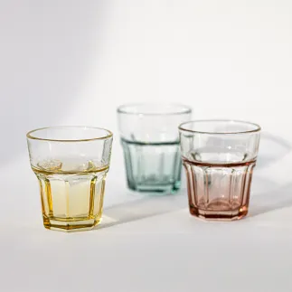 Szklanki do wody i napojów Gigi Watercolor ombre mix kolorów 6 x 280 ml