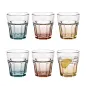 Szklanki do wody i napojów Gigi Watercolor ombre mix kolorów 6 x 280 ml