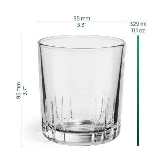 Szklanki do napojów i whisky Vita 4 x 329 ml