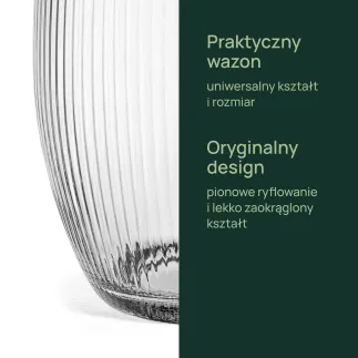 Wazon dekoracyjny, lampion Lyra 20 cm