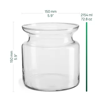 Wazon dekoracyjny, słój Aura 15 cm