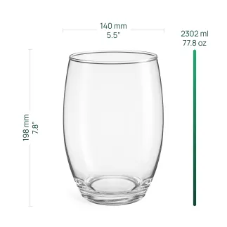 Wazon dekoracyjny, lampion Sofia 20 cm