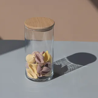 Pojemnik na żywność z drewnianą pokrywką Stor 20 cm