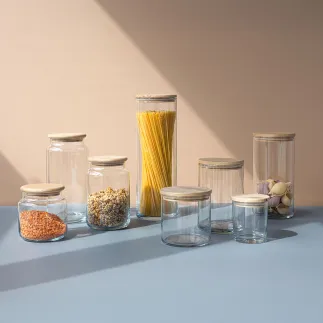 Pojemnik na spaghetti i żywność z drewnianą pokrywką Stor 29,5 cm