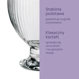 Pucharki do lodów i deserów Lyra 4 x 490 ml