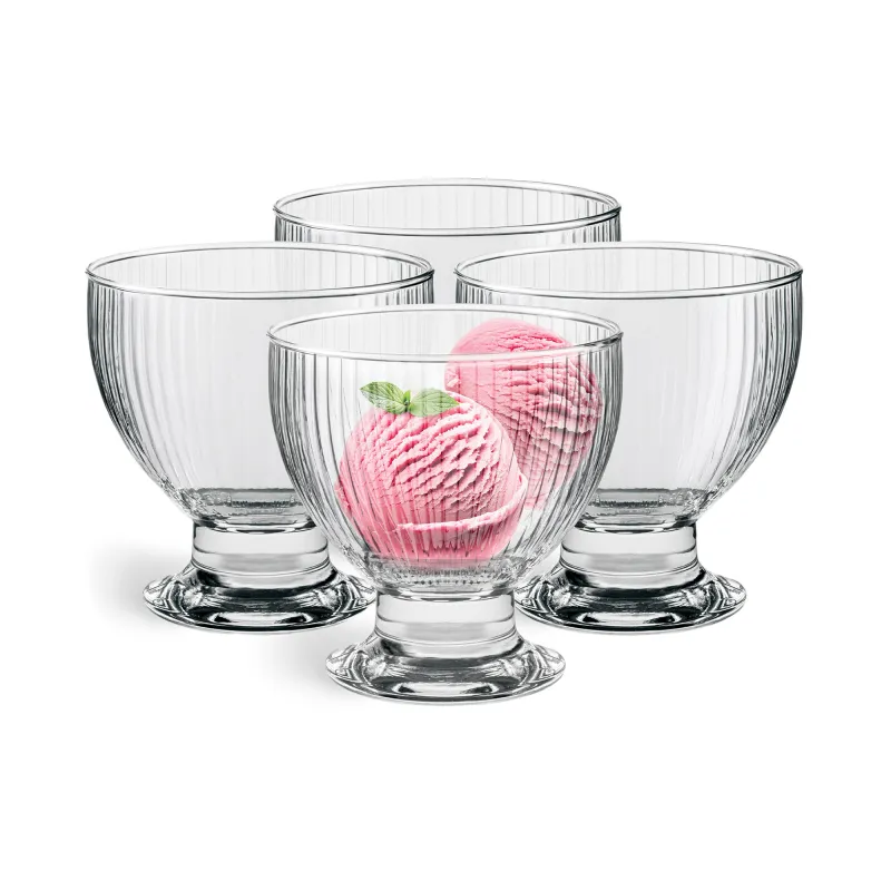 Pucharki do lodów i deserów Lyra 4 x 490 ml