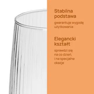 Szklanki do napojów Lyra 4 x 355 ml