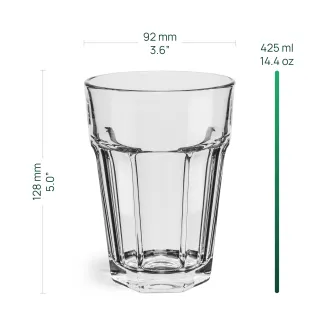 Szklanki do napojów Alva 4 x 425 ml