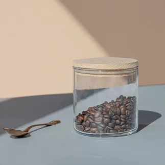 Pojemnik na żywność z drewnianą pokrywką Stor 10 cm