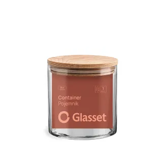 Pojemnik na żywność z drewnianą pokrywką Stor 10 cm