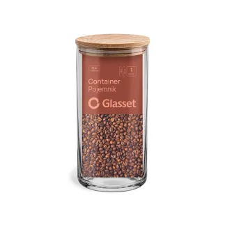 Pojemnik na żywność z drewnianą pokrywką Stor 20 cm