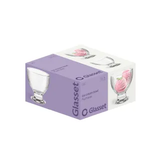 Pucharki do lodów i deserów Lyra 4 x 490 ml