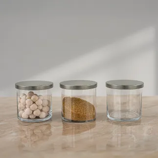 Pojemnik na żywność z metalową pokrywką Tidy 10 cm