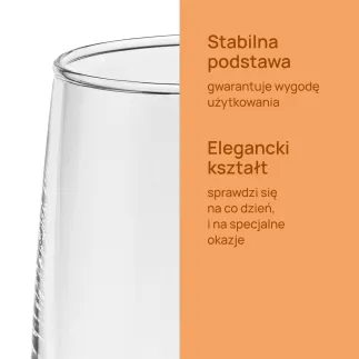 Szklanki do napojów Emma 4 x 362 ml