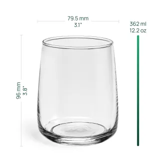 Szklanki do napojów Emma 4 x 362 ml