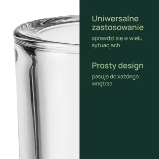 Pojemniki dekoracyjne na świece i tealighty Fika 6 x 8 cm