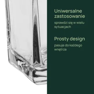 Pojemniki dekoracyjne na świece i tealighty Kano 6 x 8 cm
