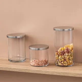 Pojemnik na żywność z metalową pokrywką Tidy 15 cm