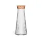 Karafka prążkowana z korkiem Lyra 1150 ml