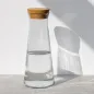 Karafka prążkowana z korkiem Lyra 1150 ml