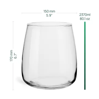 Wazon dekoracyjny Emma 17 cm