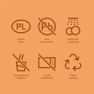 Szklanki do napojów Emma 4 x 362 ml