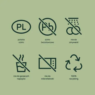 Szklanki do napojów Retro 6 x 300 ml