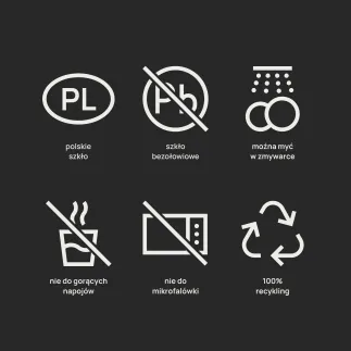 Kieliszki wódki i shotów Roy 6 x 30 ml