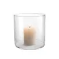 Szklany cylinder wazon lampion na świece Luca wysokość 15 cm