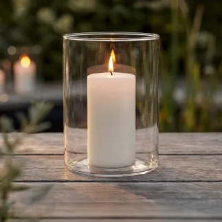 Cylinder szklany Luca wys. 20cm lampion wazon