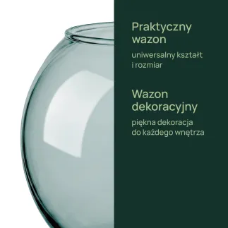 Wazon kula Olivia Misty Green 15,5 cm