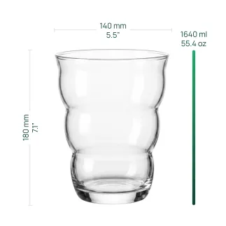 Wazon dekoracyjny Lana nowoczesny kształt 18 cm