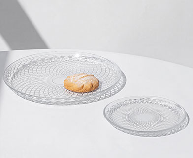 Talerze szklane i patery